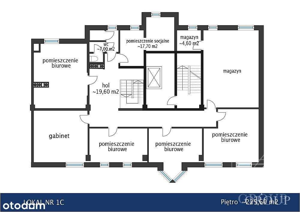 Lokal usługowy na Klinikę Medyczną pl. Bema 361m2-13