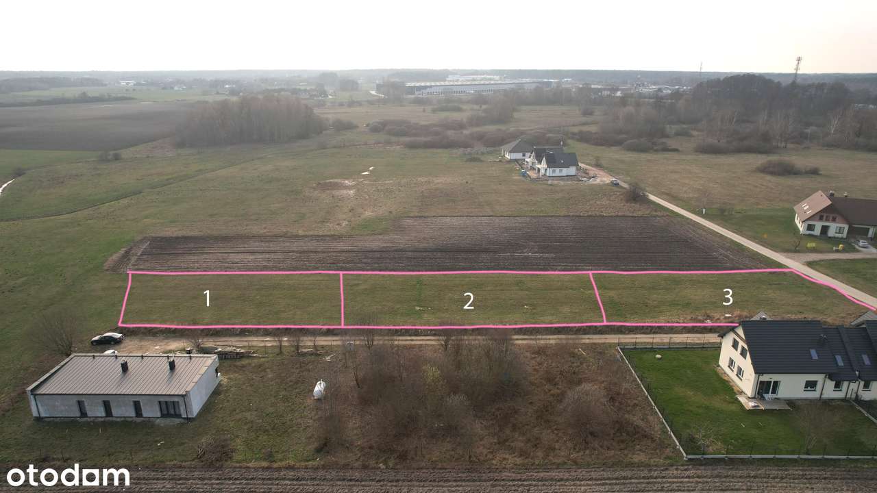 Trzy działki sąsiadujące w Urzucie z mediami - Pełny obrazek: 4/9