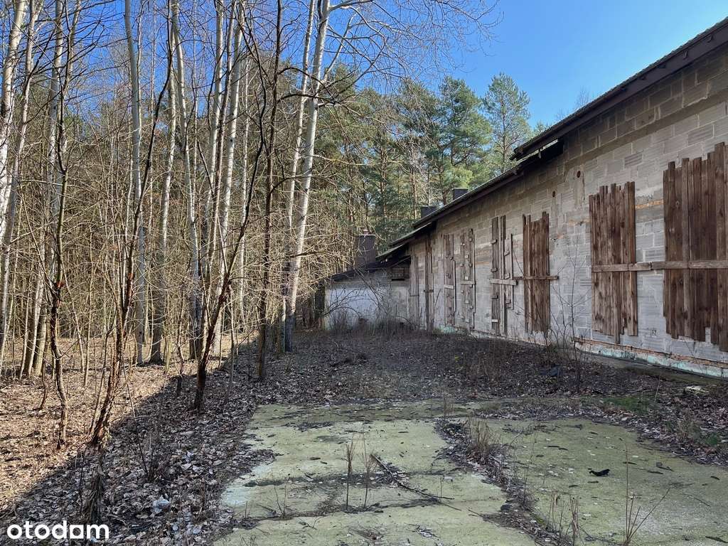 Działka inwestycyjna z budynkiem, droga 633!-4