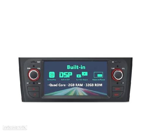 AUTO RÁDIO GPS ANDROID 11 PARA FIAT GRANDE PUNTO LINEA - 12