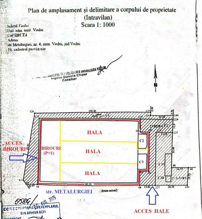 Vanzare/inchiriere FABRICA cu 3 HALE si BIROURI, zona industriala mun. - Imagine principală: 2/19