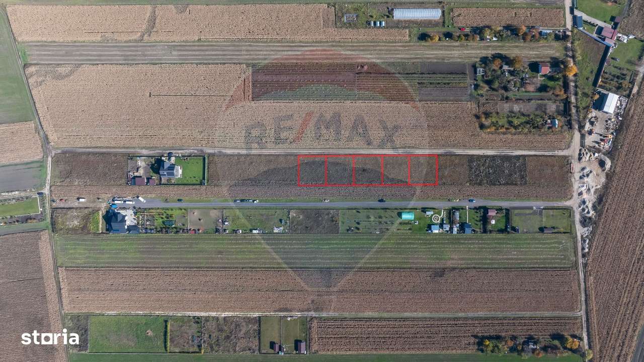 Teren Brasov -Strada Aron Pumnul, 2 loturi X 520 mp, impreuna/ separat - Imagine principală: 1/9