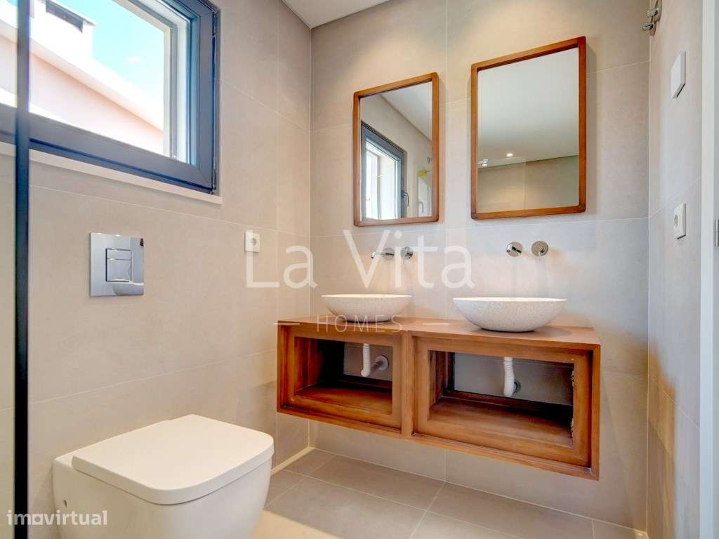 Moradia Isolada T4, com piscina e jardim no Cobre, em Cascais.-12