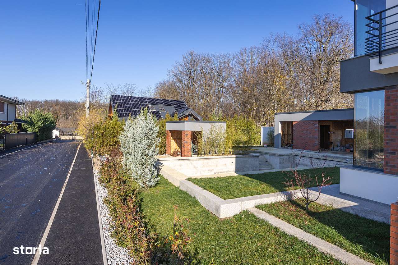 Pădurea Vlăsiei Design Modern Relaxare deplină Vilă cu Piscină-17