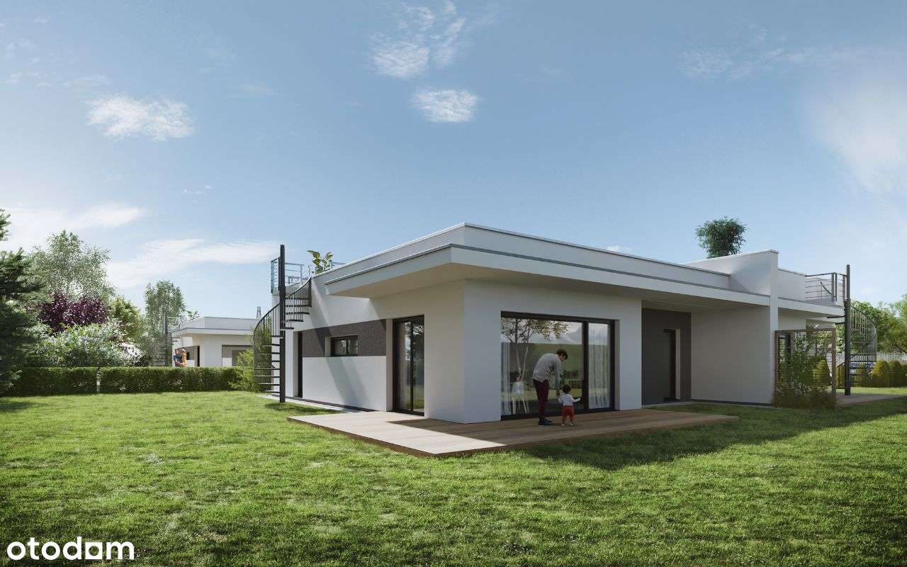 TARAS NA DACHU, jeziora! Dom PARTEROWY! Las,cisza-12