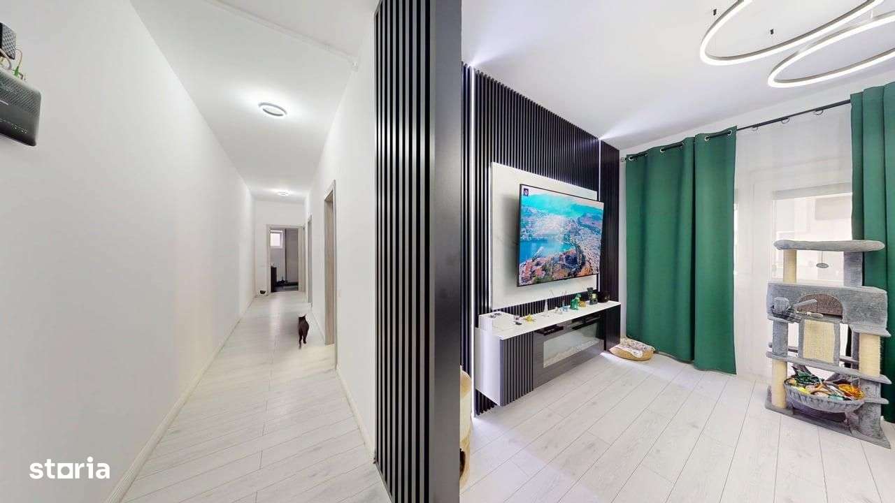 Ap cu 3 camere, balcon, 2 locuri de parcare, mobilat modern - Imagine principală: 3/11