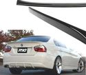 AILERON LIP SPOILER TRASEIRO LOOK MTECH PERFORMANCE PARA BMW SERIE 3 E90 05-12 PRETO BRILHO - 1