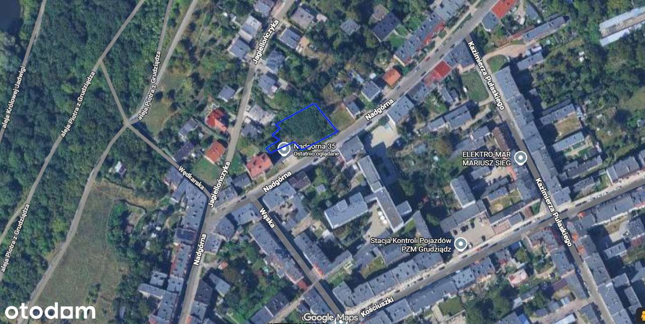 Działka budowlana Grudziądz inwestycyjna, centrum Śródmieście Północne - Pełny obrazek: 4/6