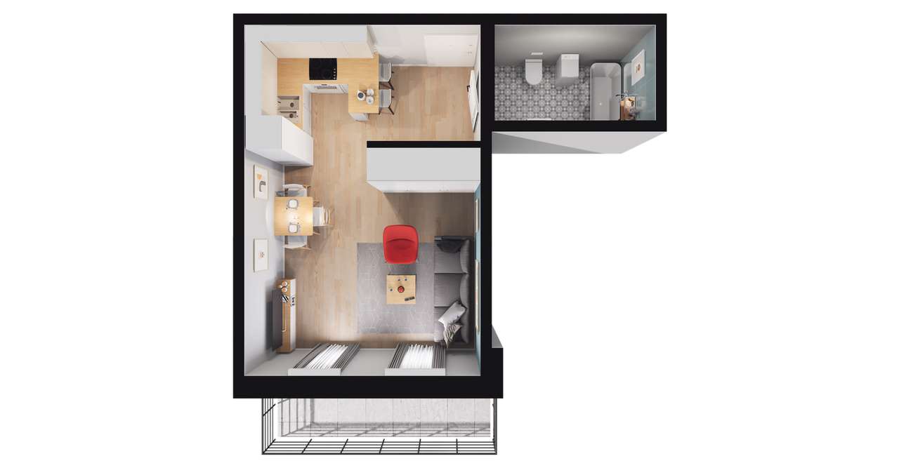 Przyjemny Apartament Perła Mórz M70 - Pełny obrazek: 3/9