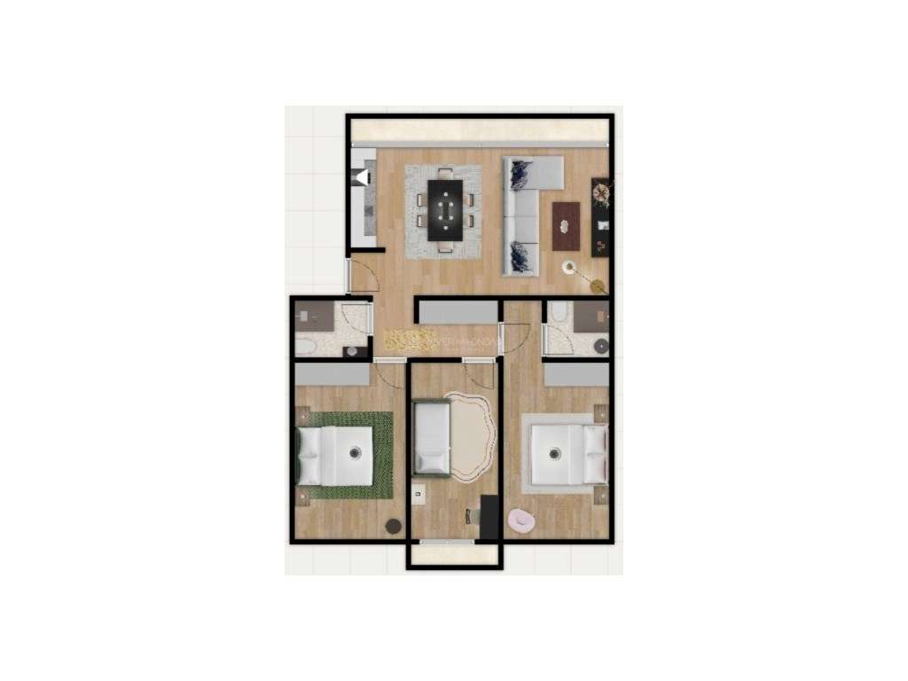 Apartamento T3 totalmente remodelado, com varanda, em Benfica.-14