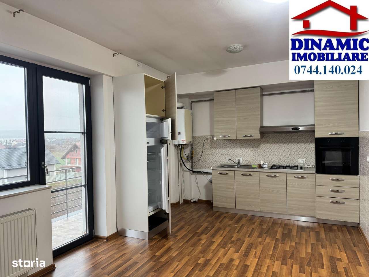 Apartament 2 cam, ansamblu nou, Str. Fermelor. Preț 300 eur/lunar - Imagine principală: 2/5