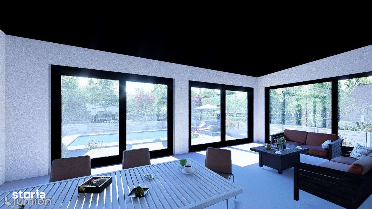 Vila exclusivista cu piscina langa lac. Acasa ca in vacanta!-6