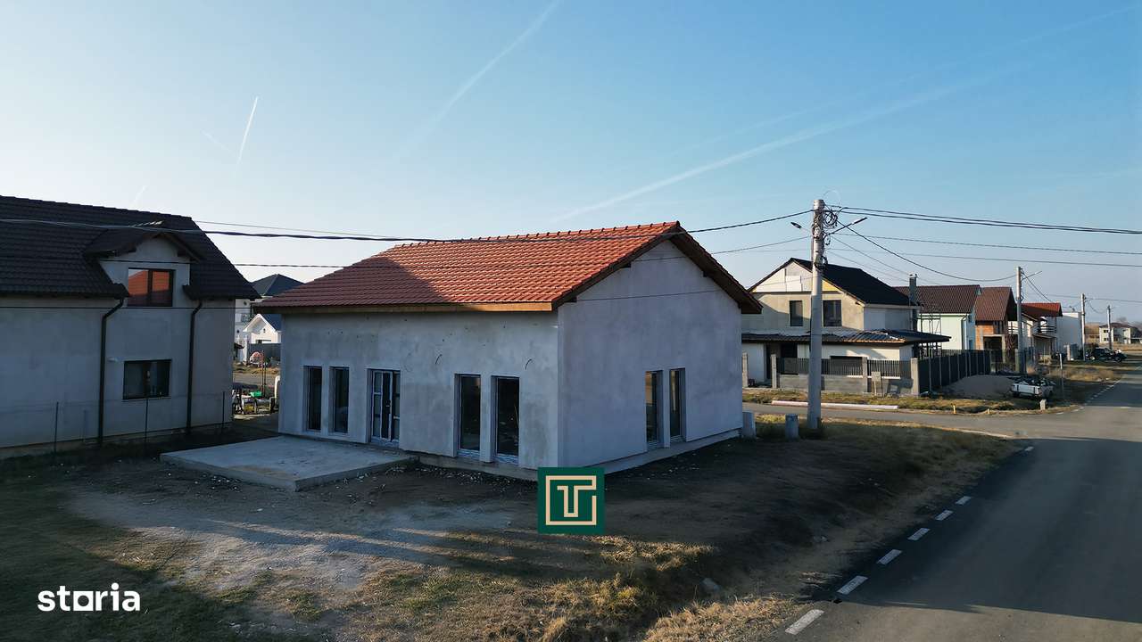 Casa nouă cu 3 camere cu posibilitate de extindere în Fântânele - Imagine principală: 1/12