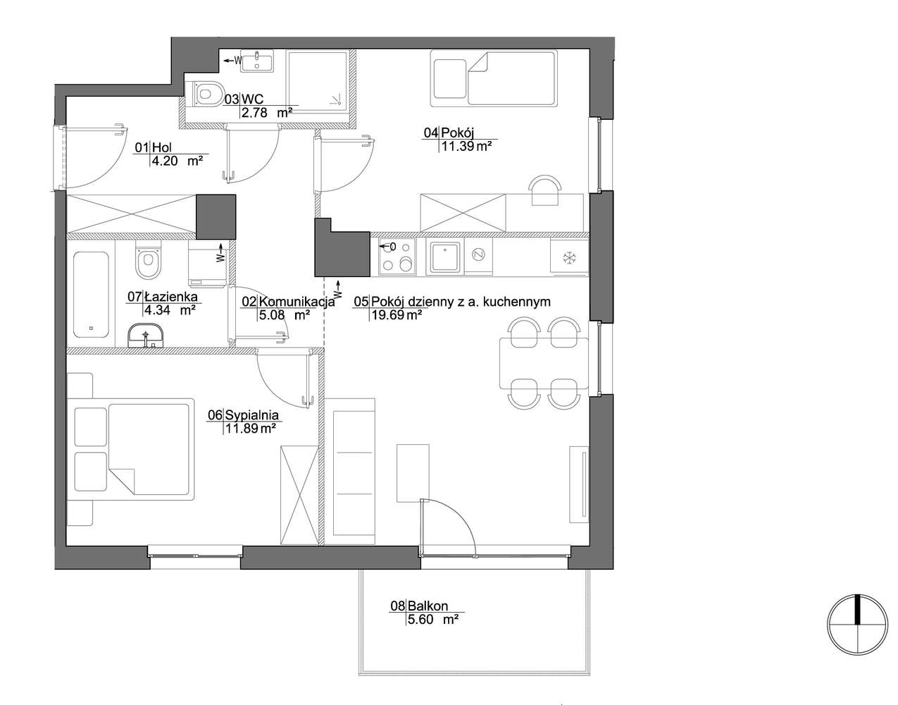 OKAZJA!•• już oddane 3 pokoje na Ursynowie ••tylko 15.800zł/m2••RABAT!-9