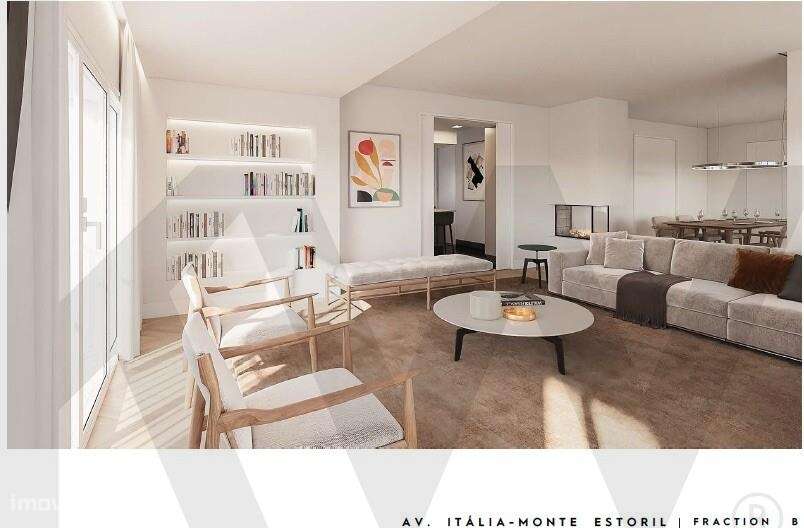 Apartamento novo de luxo T3 no 1ºandar . No coração de Monte Estoril - - Grande imagem: 5/9
