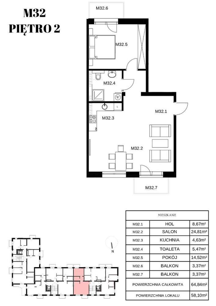 Apartament na sprzedaż, Podleśna - Bugaj-10