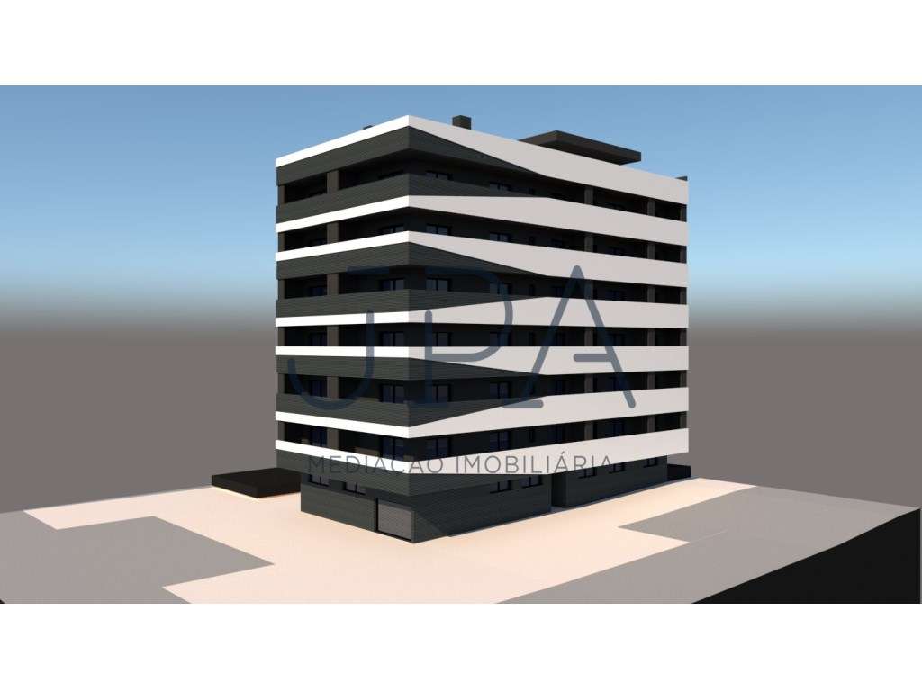 Apartamento T2 Em Construcao Com Piscina Na 2 Linha Da Praia Em