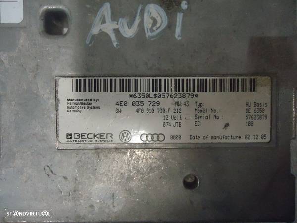 Modulo Eletrónico Audi A6 de 2006 - 5