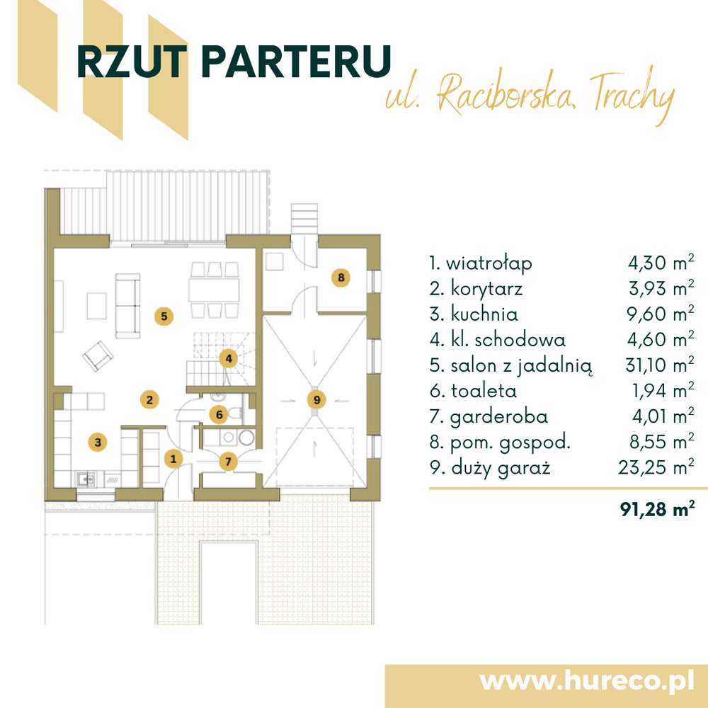 nowoczesny dom 170m2 pod Gliwicami, Trachy - Pełny obrazek: 5/14