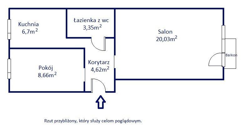 Mieszkanie w Łowiczu 2-pokojowe do remontu