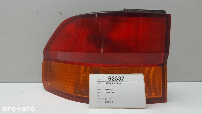 LAMPA LEWA TYŁ HONDA ODYSSEY II GNIEZNO 2002 - 2