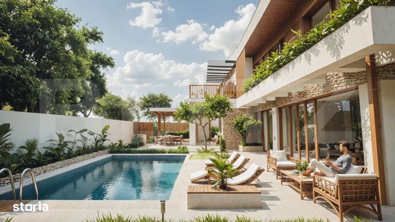 Vila premium cu piscina privata | Ansamblu exclusivist NZEB - Imagine principală: 5/13