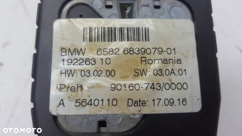 PRZEŁĄCZNIK NAWIGACJI BMW 3 Touring (F31) 2012 - 2019 320 d 120 kW [163 KM] olej napędowy 2012 - 2019 6582 683907901 - 6