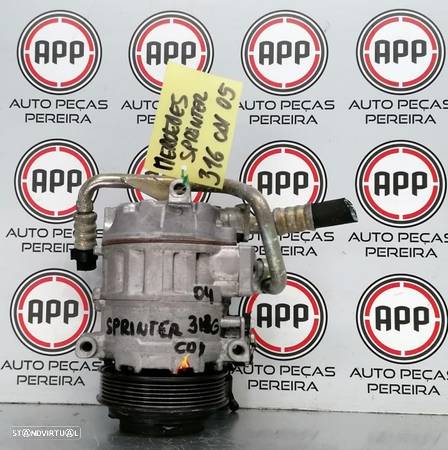 Compressor ar condicionado Mercedes Sprinter 316 CDI 2005. - 1