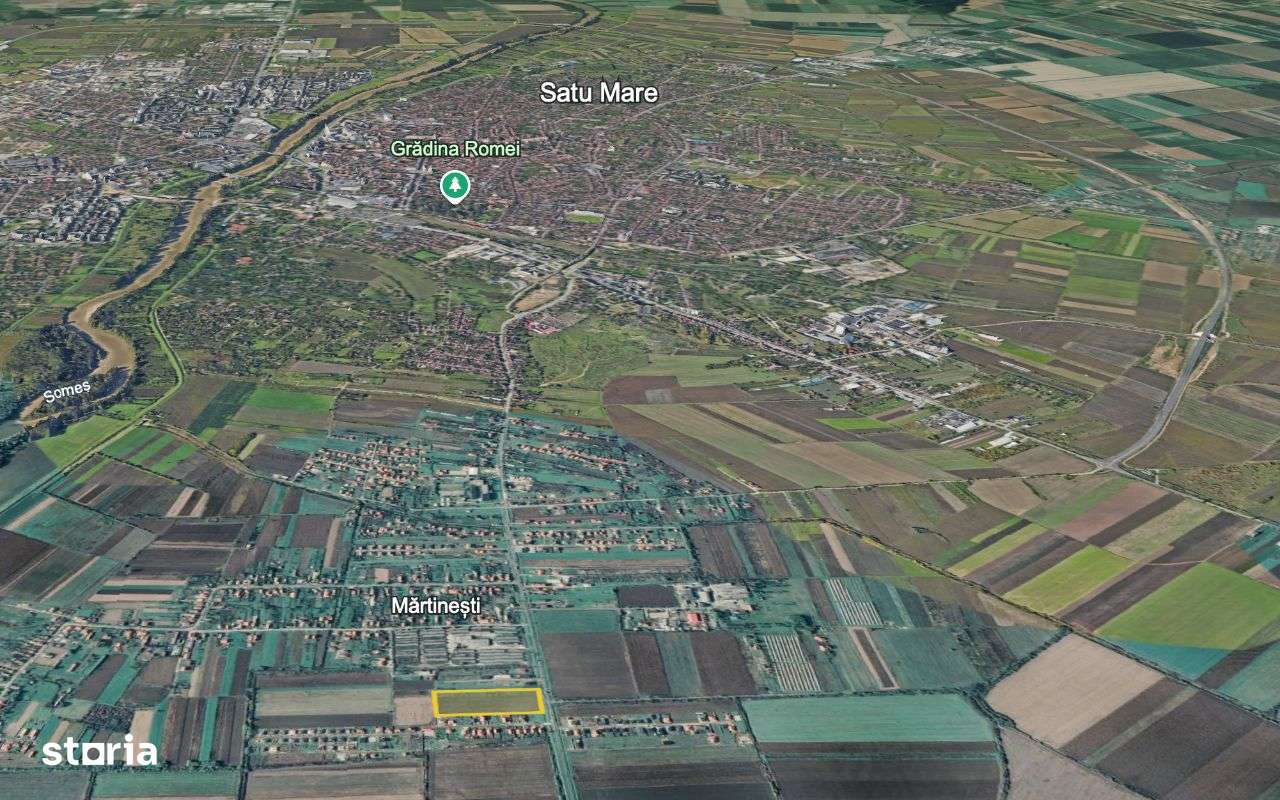 Teren 20.500 m² de vânzare în Mărtinești, între Satu Mare și Odoreu - Imagine principală: 2/4