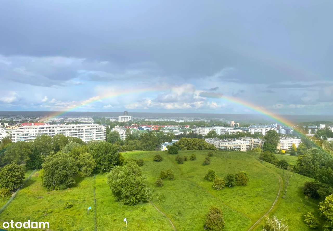 3 pokoje przy metrze Imielin z turbo widokiem na panoramę Warszawy - Pełny obrazek: 4/19
