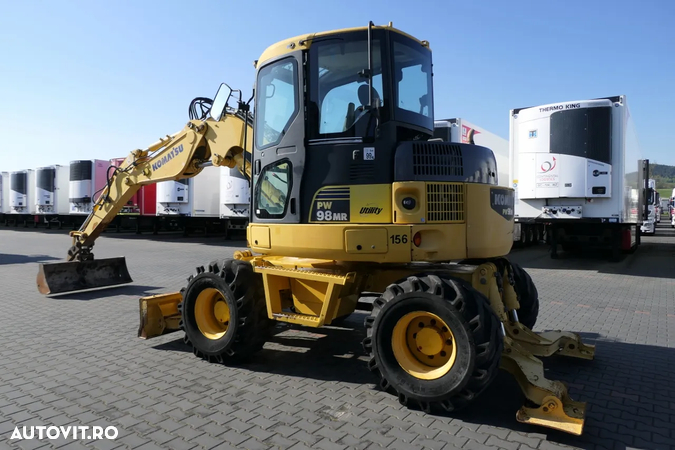 Komatsu PW 98 MR-6 / EXCAVATOR ROȚI / AN 2008 / 9400 MTH / IMPORTAT - 4