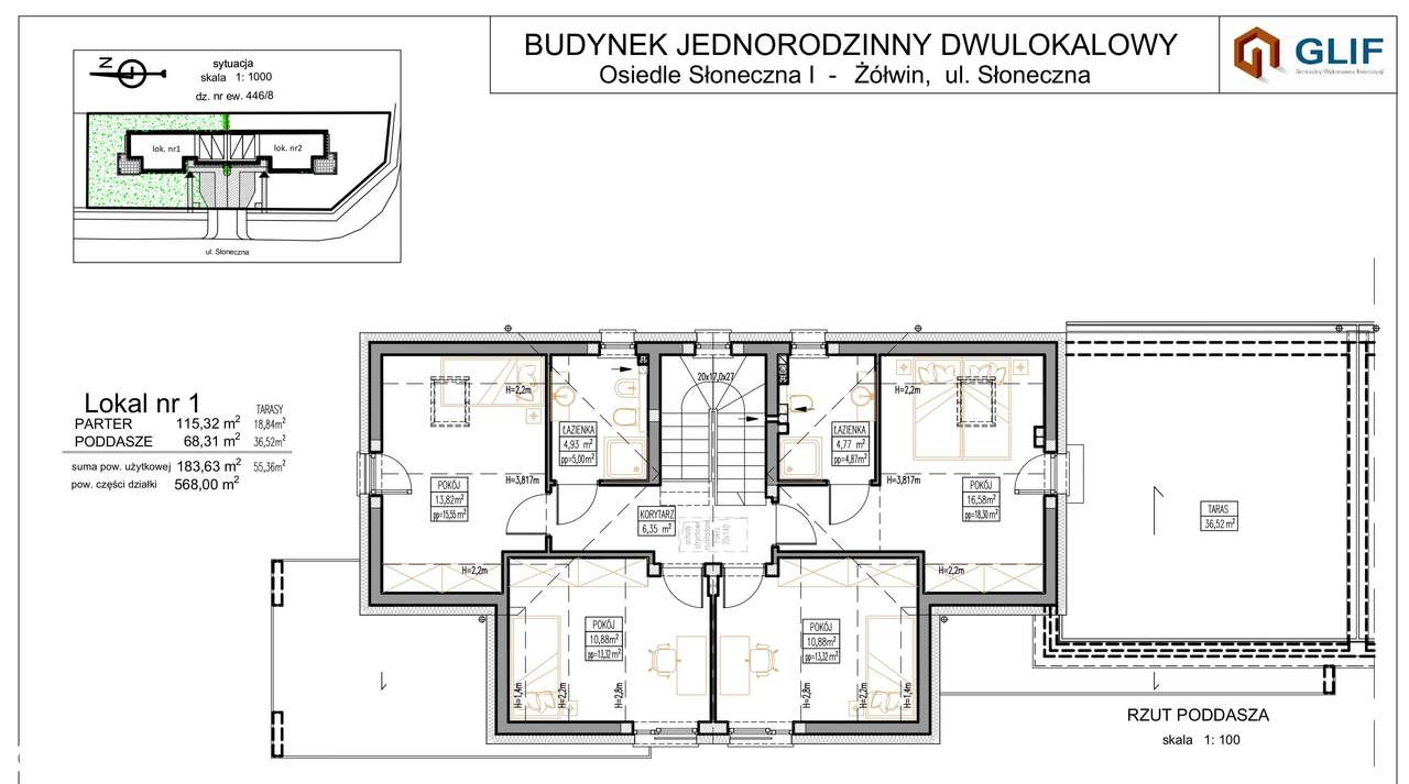 OSTATNI BLIŹNIAK 183 mkw. 4 sypialnie 2 miejsca w garażu - Pełny obrazek: 4/9