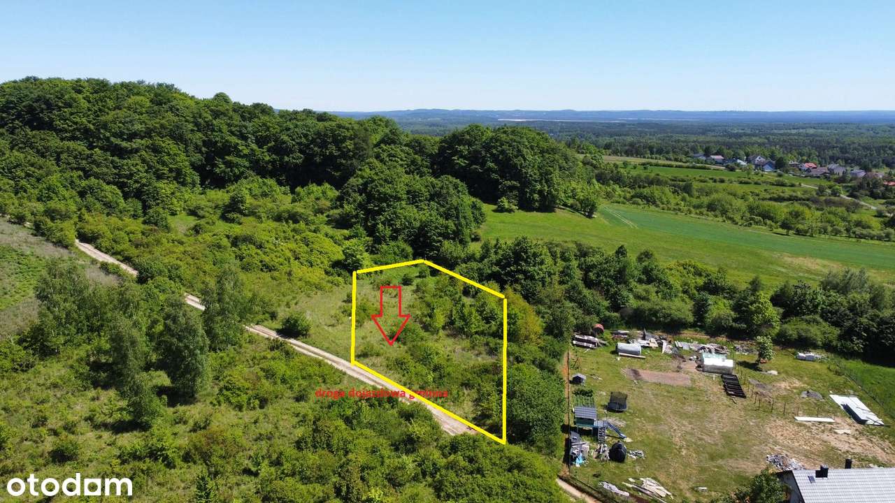 Widokowa działka w Niegowoniczkach, tylko 1 sąsiad-6
