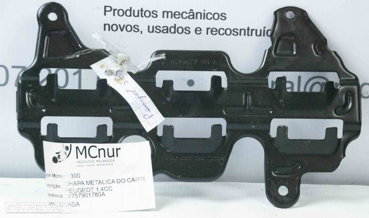 Suporte do carter - chapa metálica Usado PEUGEOT  REF. 8fs - V757901780A - 1