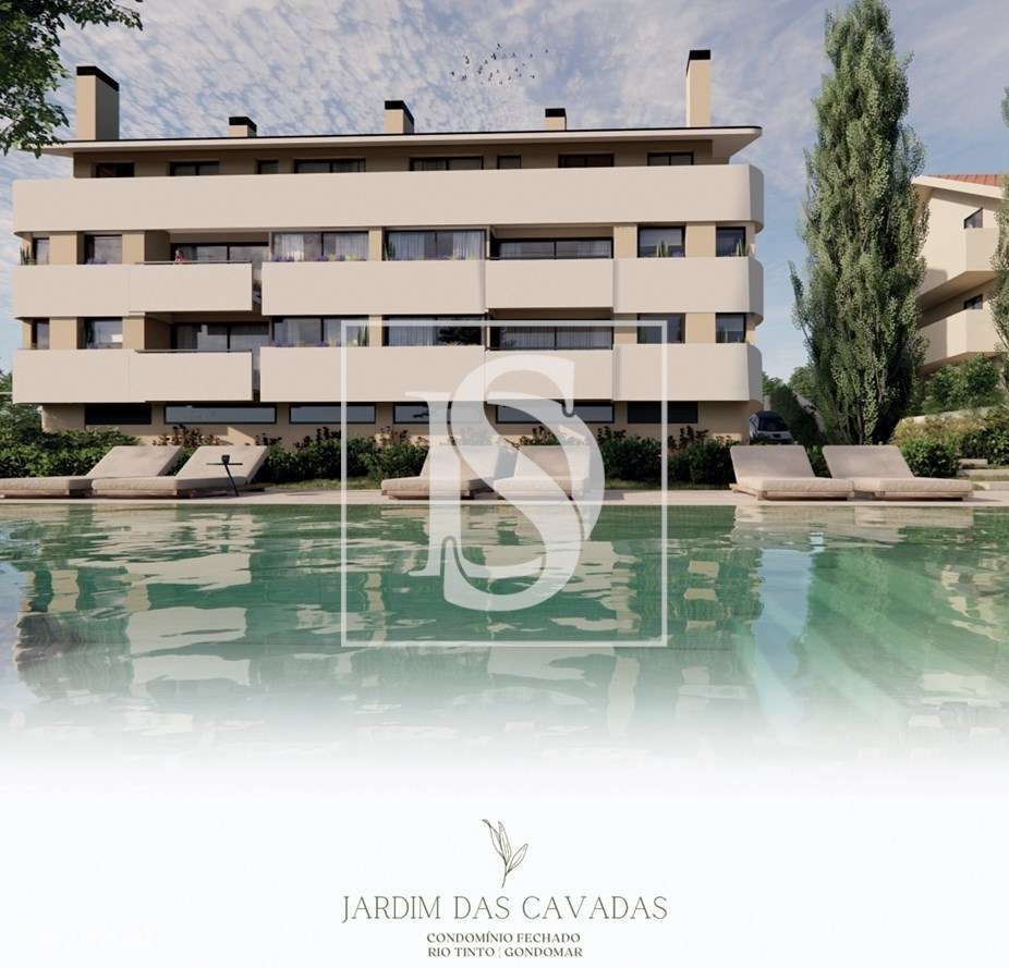 T2 com Piscina - Rio Tinto - Jardim da Cavadas-0