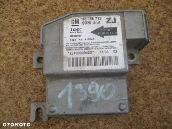 MODUŁ SENSOR AIR BAG MERIVA A 13158712 - 1