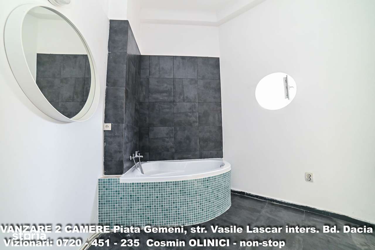 Vanzare 2 cam. DACIA, Piata Gemeni, str. V. Lascar, SU 68mp, ST. 94mp-12