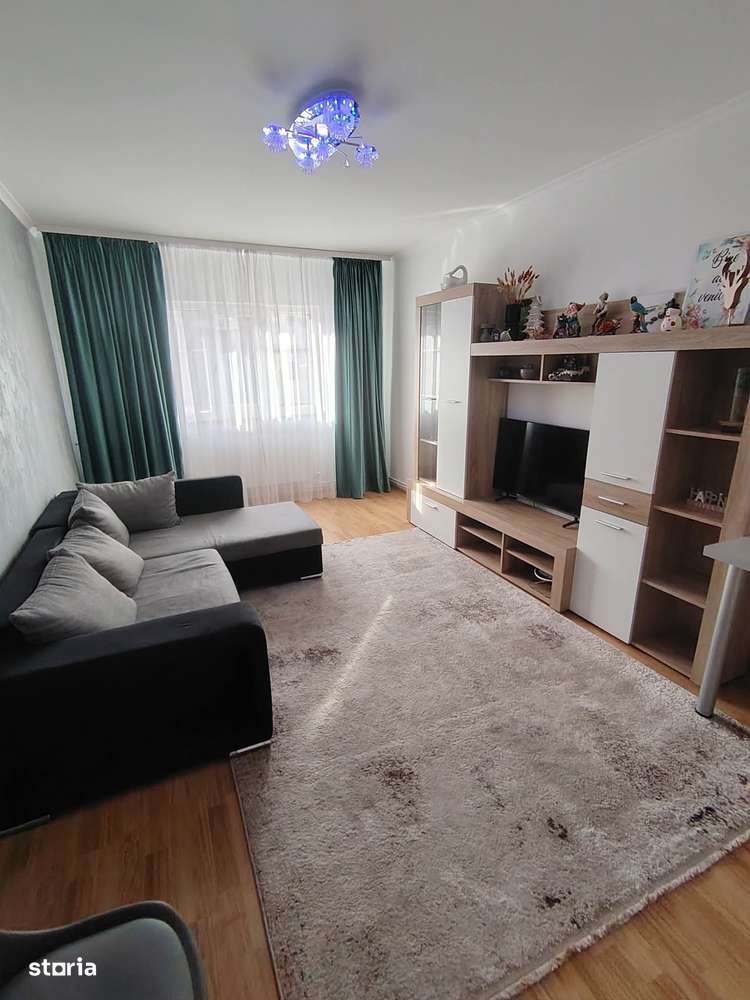 Chirie apartament 2 camere etaj 3 mobilat si utilat cu centrala - Imagine principală: 1/9