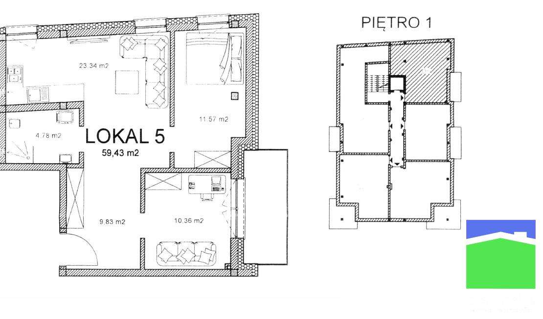 Pabianice / Centrum - mieszkania w stanie deweloperskim ul. Warszawska-11