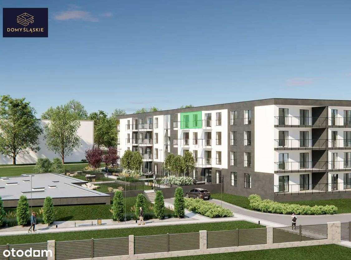 B52 - 2 pokoje + balkon - Pełny obrazek: 2/8