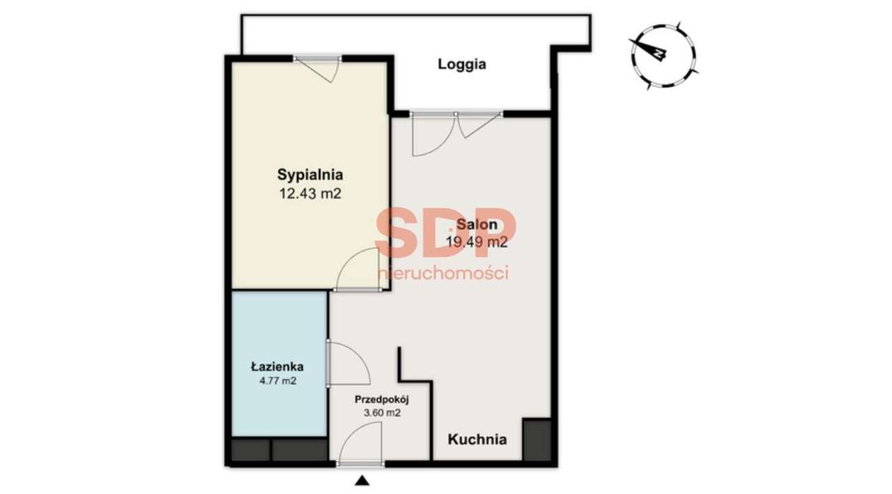 Bulwary Praskie | 2 pokoje | loggia| garaż - Pełny obrazek: 4/14