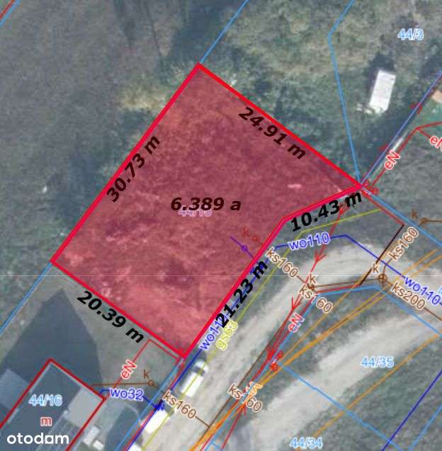 Zakrzewo działka w pobliżu lasu. Mpzp/ Kanalizacja-4