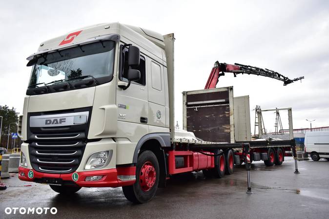 DAF XF 440 6x2 Fassi F365 FLY JIB HDS Żuraw Crane Kran Chwytak do Palet - 1