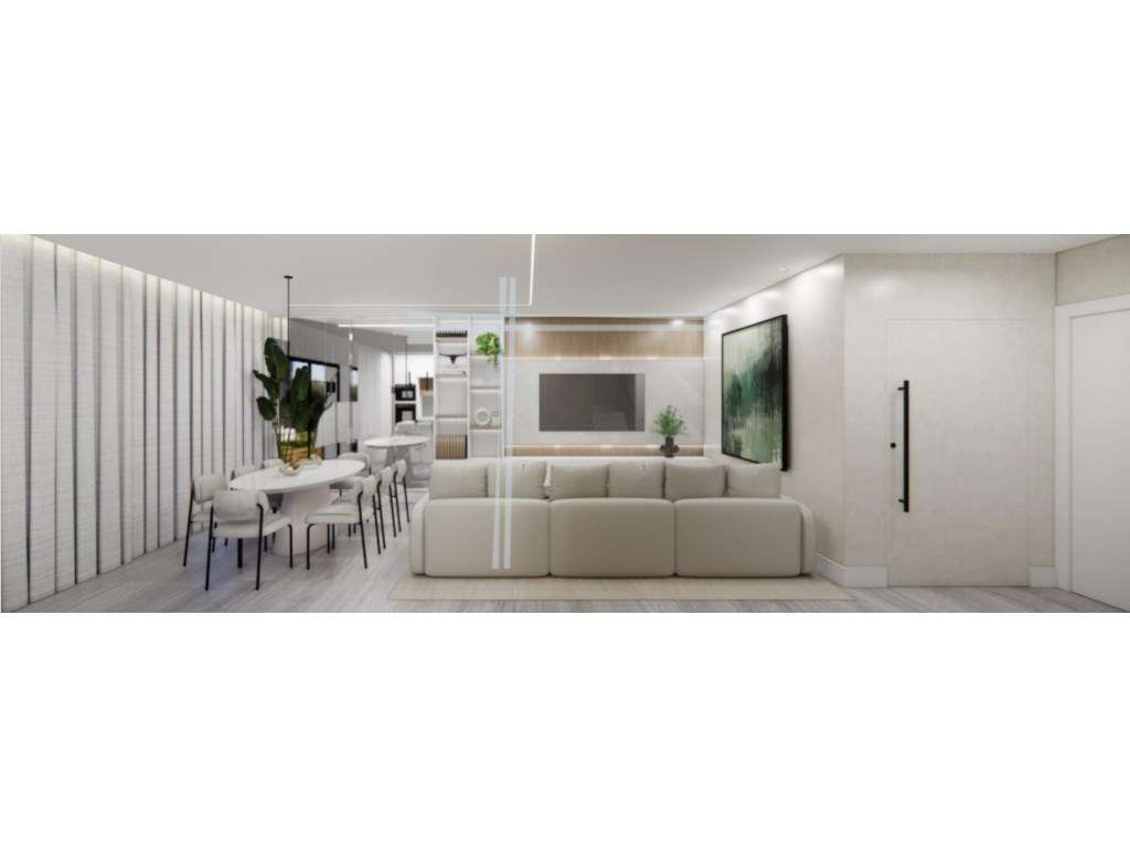 Moradia geminada T4, arquitetura contemporânea com parqueamento e p... - Grande imagem: 5/8