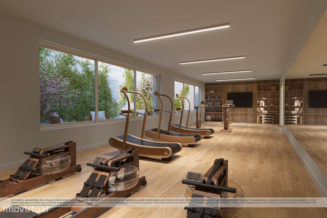 T1 Novo com varanda, garagem e GYM - Grande imagem: 4/8