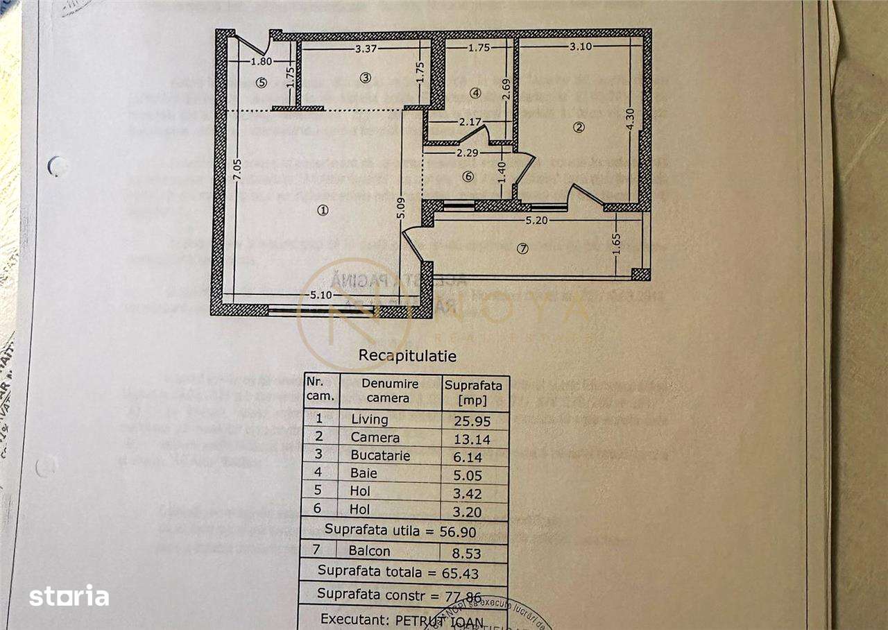 Apartament de 2 camere de vanzare in zona Pipera parcare-14
