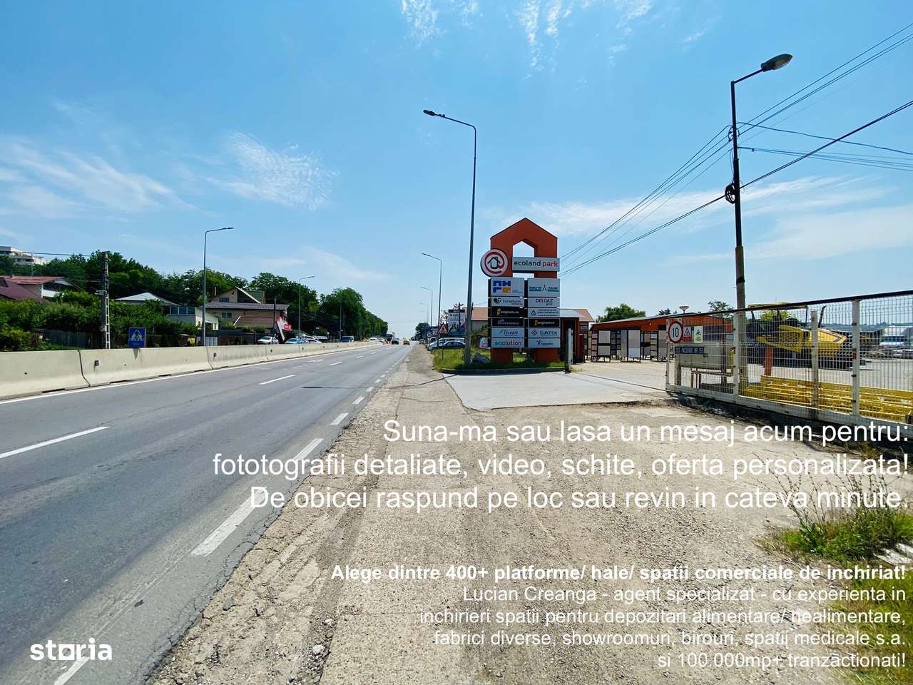 Hala 50mp, platforma pavelata 970mp, zona rond Mall Moldova - Imagine principală: 1/14