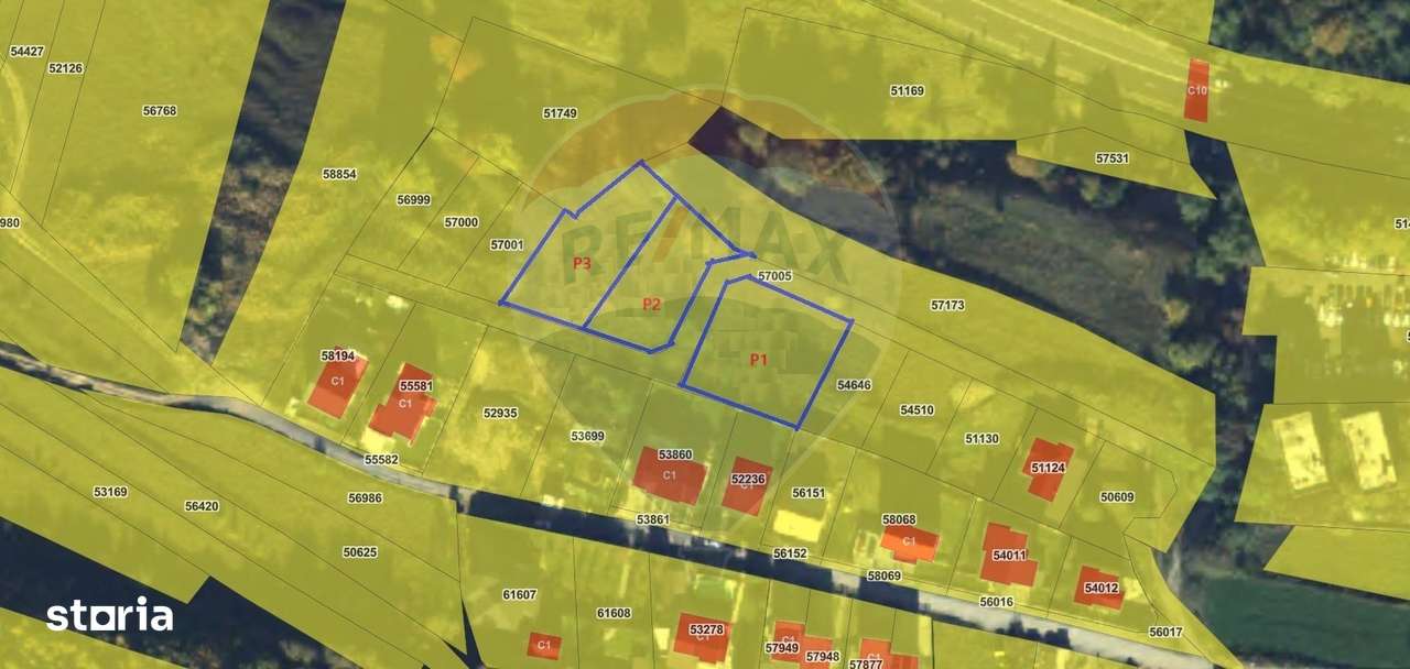 Teren de vanzare 1039 mp in Feleacu, – Panorama superba catre oras - Imagine principală: 2/7