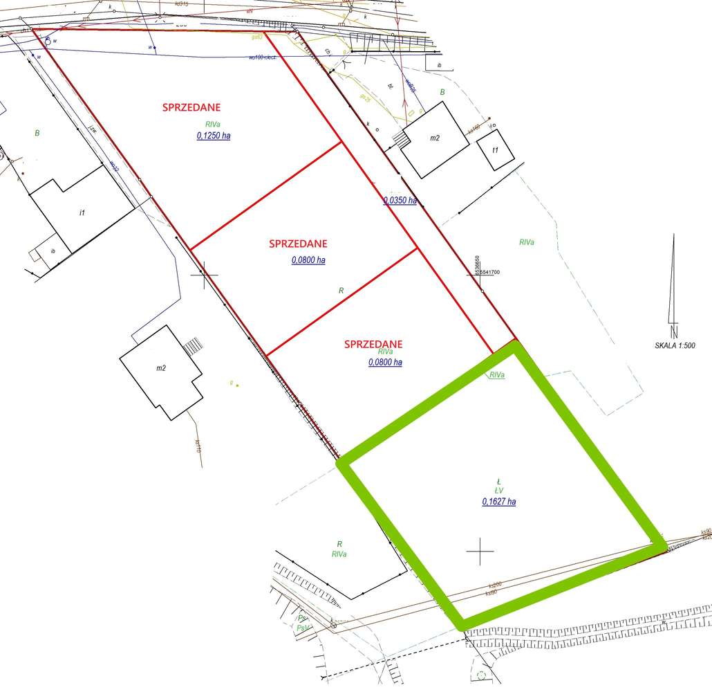 Działka w Marklowicach - Pełny obrazek: 2/2
