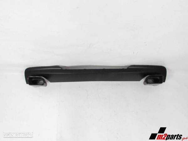 Difusor parachoques M + Ponteiras Preto Brilho Look 550 Trás Novo BMW 5 (F10)/BM... - 1